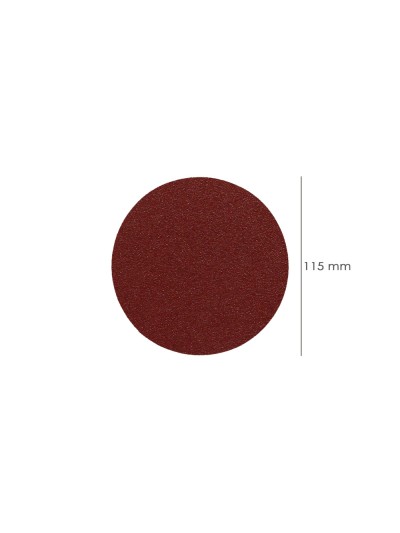 Lija Recambio Velcro Para Amoladora Ø 115 mm. Grano  80 (10 Piezas)