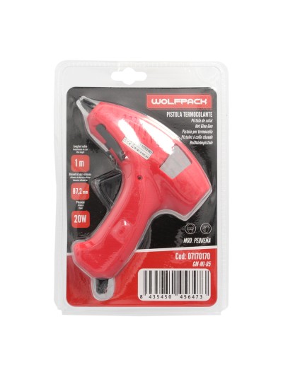 Pistola Termocolante Wolfpack-IDE 20w/ 7,5 mm Pequeña
