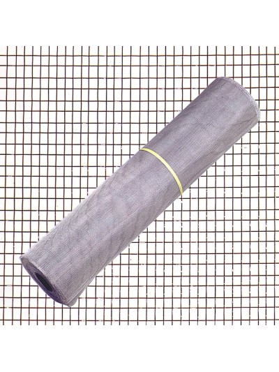 Tela Mosquitera Aluminio 18x14/100  Rollo 30 Metros