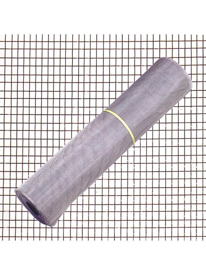 Tela Mosquitera Aluminio 18x14/100  Rollo 30 Metros