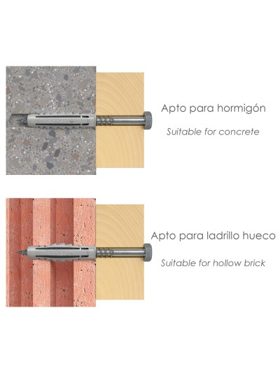 Taco Fischer Sx Plus Ø 14 x 70 mm. (Caja De 20 Piezas)