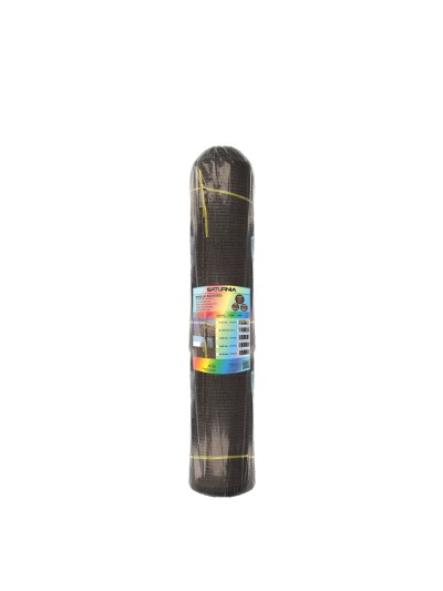 Malla Sombreo Rollo 2 x 50 metros, Reduce Radiación, Protección Jardín y Terraza, Regula Temperatura, Color Marrón