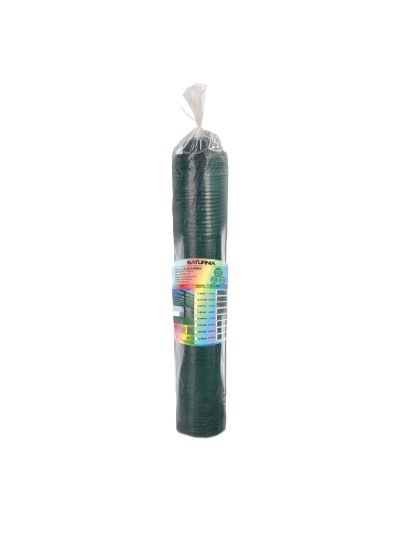 Malla Sombreo Rollo 2 x 50 metros, Reduce Radiación, Protección Jardín y Terraza, Regula Temperatura, Color Verde Claro