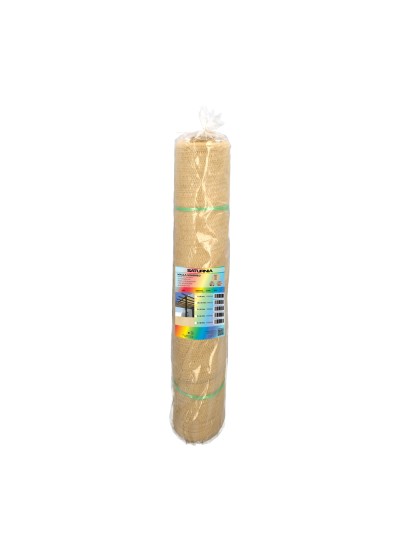 Malla Sombreo Rollo 2 x 50 metros, Reduce Radiación, Protección Jardín y Terraza, Regula Temperatura, Color Beige