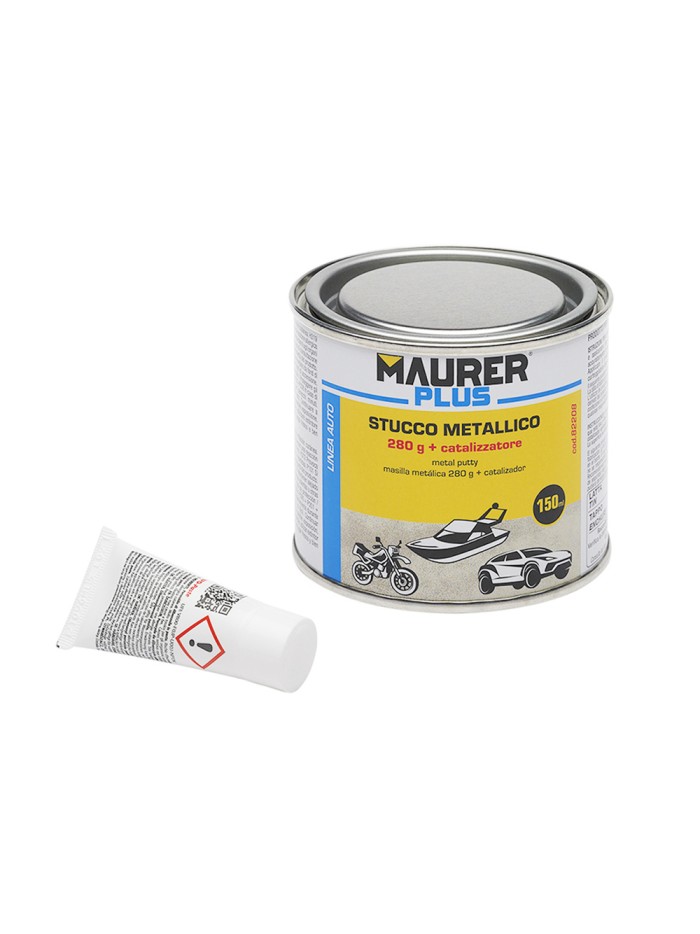 Masilla Reparadora Metales 325 Ml. Con Endurecedor. Masilla Metal, Masilla Reparacion Coches, Masilla Metalica.