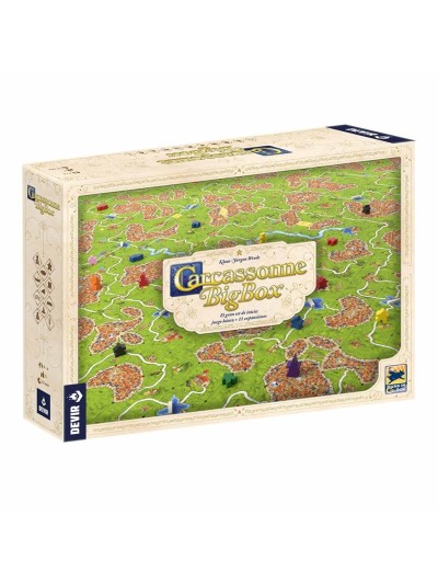 Juego de mesa devir carcassonne plus juego basico & 11 expansiones pegi 8
