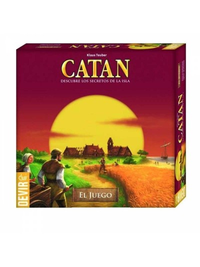 Juego de mesa devir colonos de catan 4 jugadores
