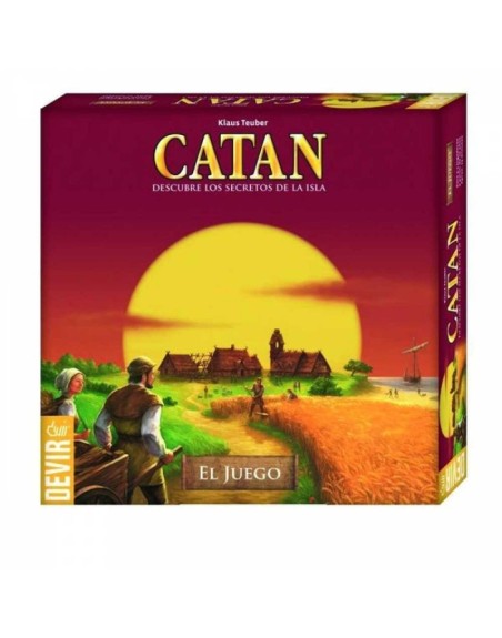 Juego de mesa devir colonos de catan 4 jugadores