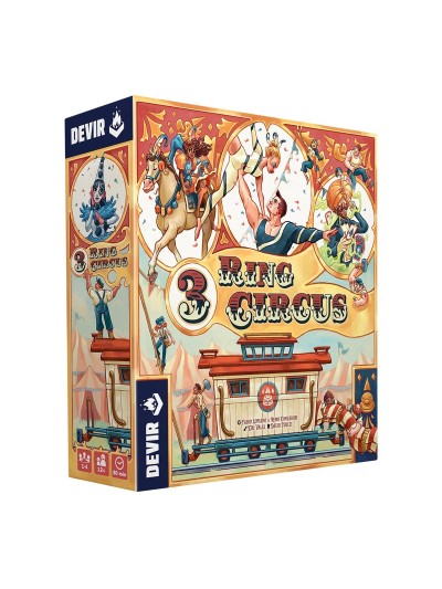 Juego de mesa devir 3 ring circus