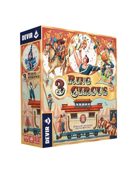 Juego de mesa devir 3 ring circus