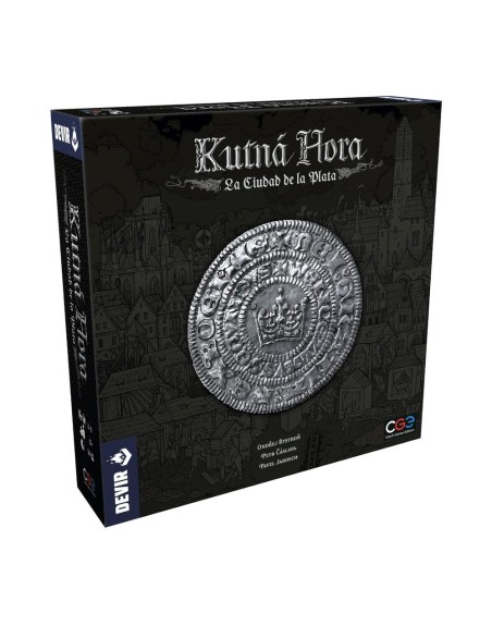 Juego de mesa devir kutná hora: la ciudad de plata + carta promocional