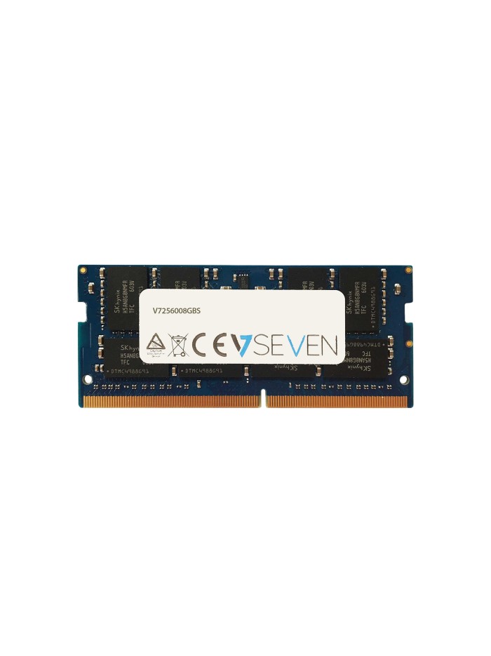 Memoria ram v7 sodimm 8gb ddr4 3200mhz cl22 non ecc Memoria ram v7 sodimm 8gb ddr4 3200mhz cl22 non ecc