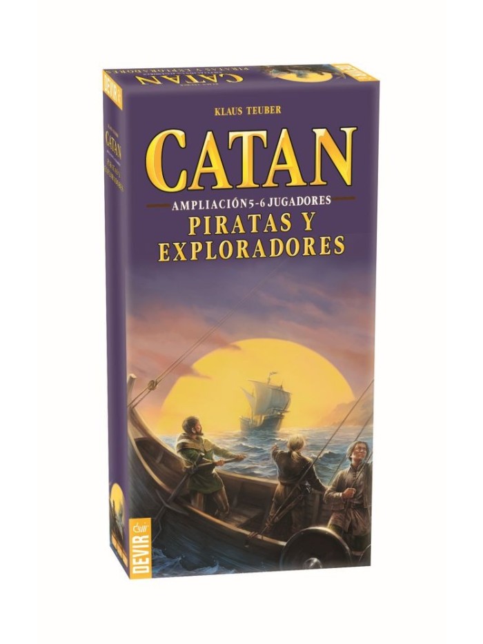 Juego de mesa devir catan piratas y exploradores 5 - 6 jugadores Juego de mesa devir catan piratas y exploradores 5 - 6 jugadores