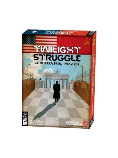 Juego de mesa devir twilight struggle: la guerra fría pegi 14