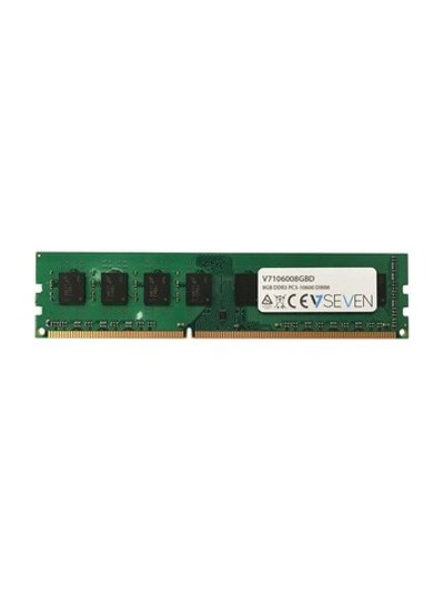 Memoria ram v7 dimm 8gb ddr3 1333 mhz pc3 10600 cl9 dimm v7106008gbd