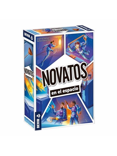 Juego de mesa novatos en el espacio