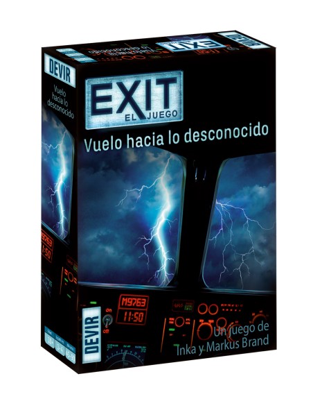 Juego de mesa devir exit 15 vuelo hacia lo desconocido