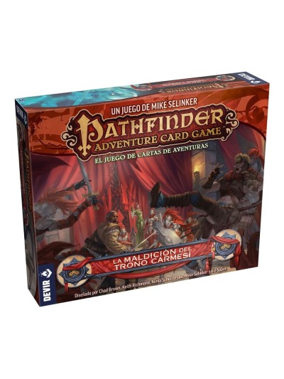 Jueo de cartas devir aventuras de panthfinder expansión la maldición del trono carmesí