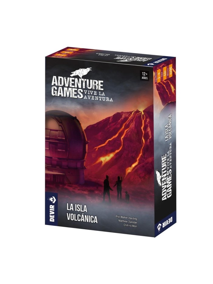 Juego de mesa adventure games: la isla volcánica Juego de mesa adventure games: la isla volcánica