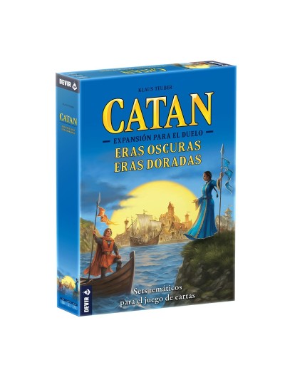 Juego de mesa devir catan el duelo eras oscuras eras doradas