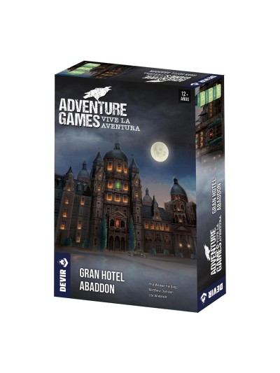 Juego de mesa adventure games: gran hotel abaddon