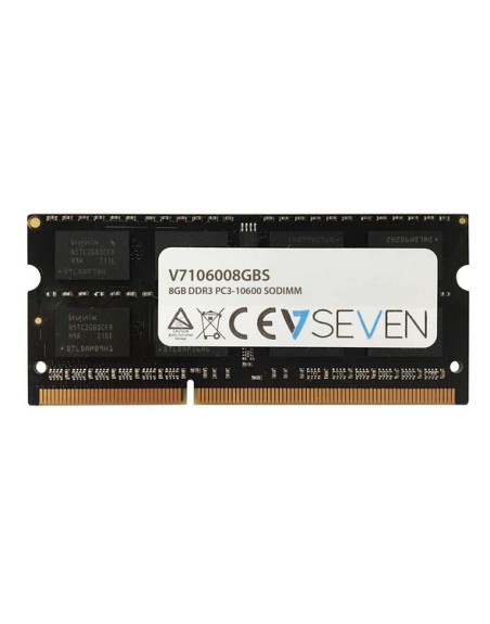 Memoria ram v7 sodimm 8gb ddr3 1333 mhz pc3 - 10600