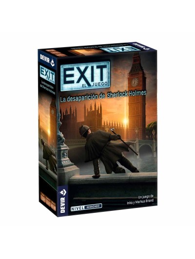 Juego de mesa devir exit la desaparición de sherlock holmes