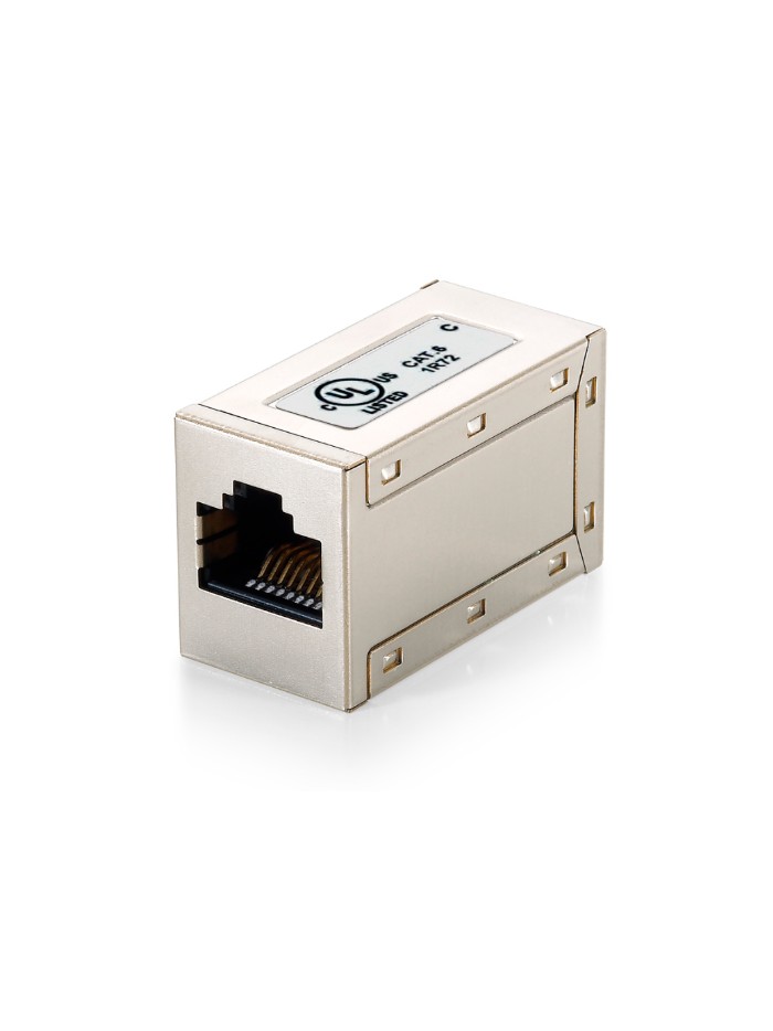 Adaptador rj45 equip cat6 apantallado hembra hembra Adaptador rj45 equip cat6 apantallado hembra hembra