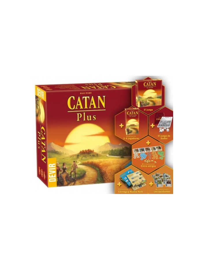 Juego de mesa devir catan plus pegi 10 Juego de mesa devir catan plus pegi 10