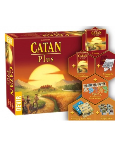 Juego de mesa devir catan plus pegi 10