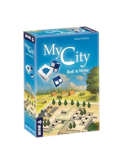 Juego de mesa my city roll and write
