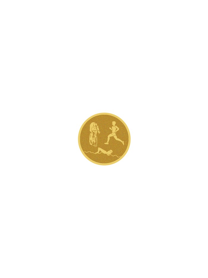 25/26 DISCO DORADO AUTOADHESIVA TRIAHLON Ø 2,5 CM