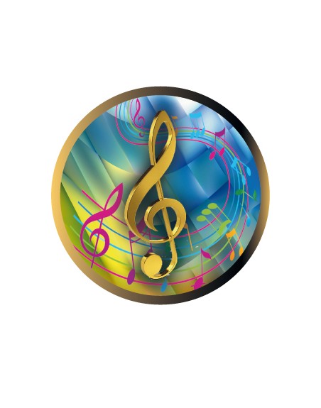 25/26 DISCO EPOXY NOTA MUSICAL Ø 2,5 CM