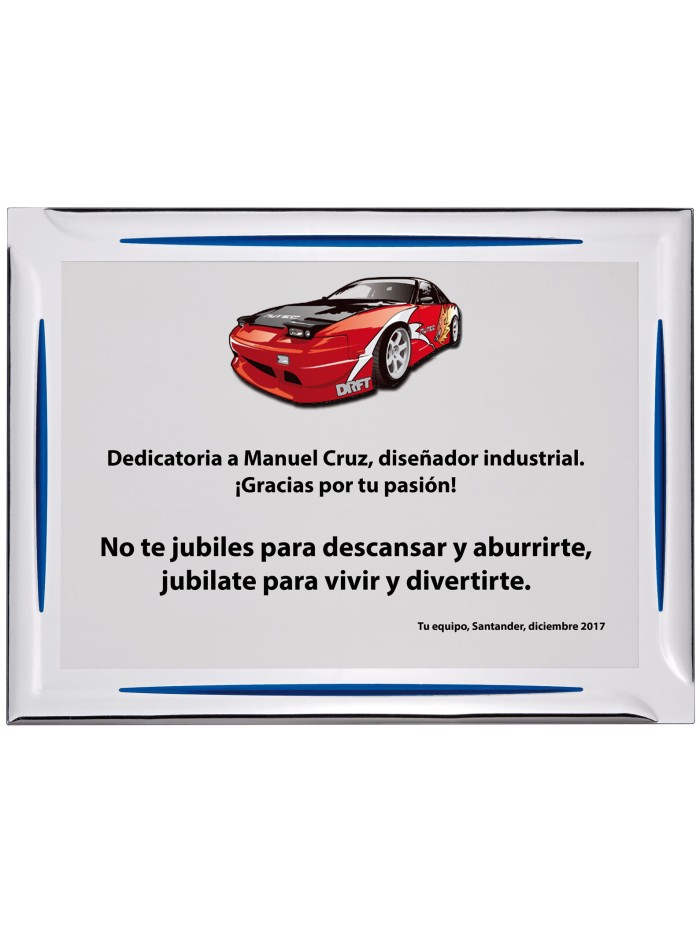 25/26 SOLO PLACA. 18 x 13 CM (E46)(MAD61, MAD12,MAD141,MAD82,MAD51)