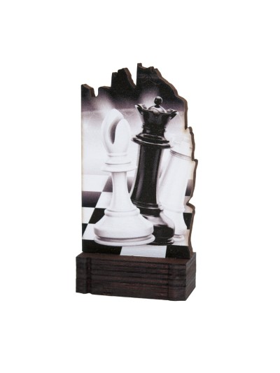 25/26 TROFEO MADERA AJEDREZ . 13 CM
