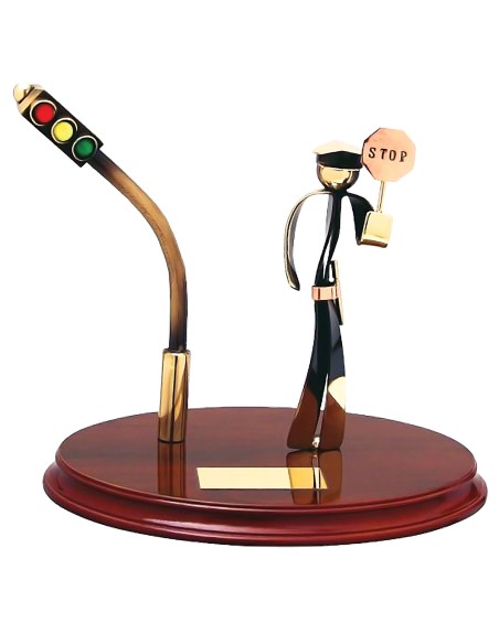 25/26 TROFEO SOLDART POLICIA 29 x 22  cm