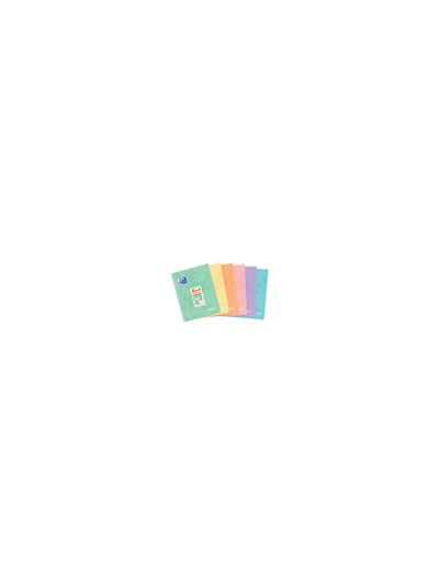 Libreta escolar oxford easybook tapa plastico din a5 48 hojas horizontal colores pastel surtidos