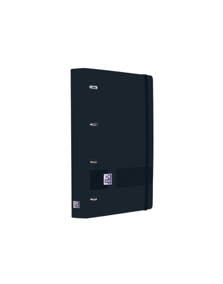 Archivador oxford eurobinder+ live&go polyfoam din a4+ 120 hojas horizontal color negro