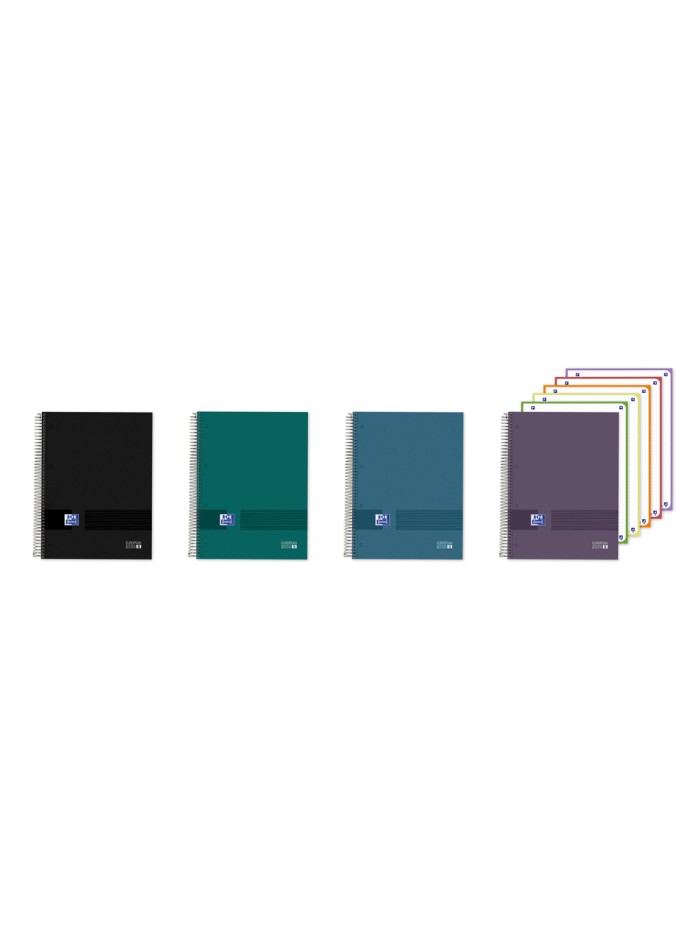 Cuaderno espiral oxford europeanbook multi tapa extradura din a4+ 120 hojas horizontal Cuaderno espiral oxford europeanbook multi tapa extradura din a4+ 120 hojas horizontal