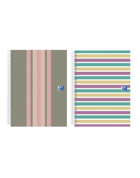 Cuaderno espiral oxford europeanbook 5 tapa extradura din a4+ 120 hojas horizontal