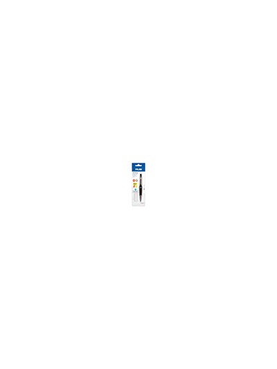 Portaminas milan capsule slim 0,5 mm + 2 recambios de goma en blister