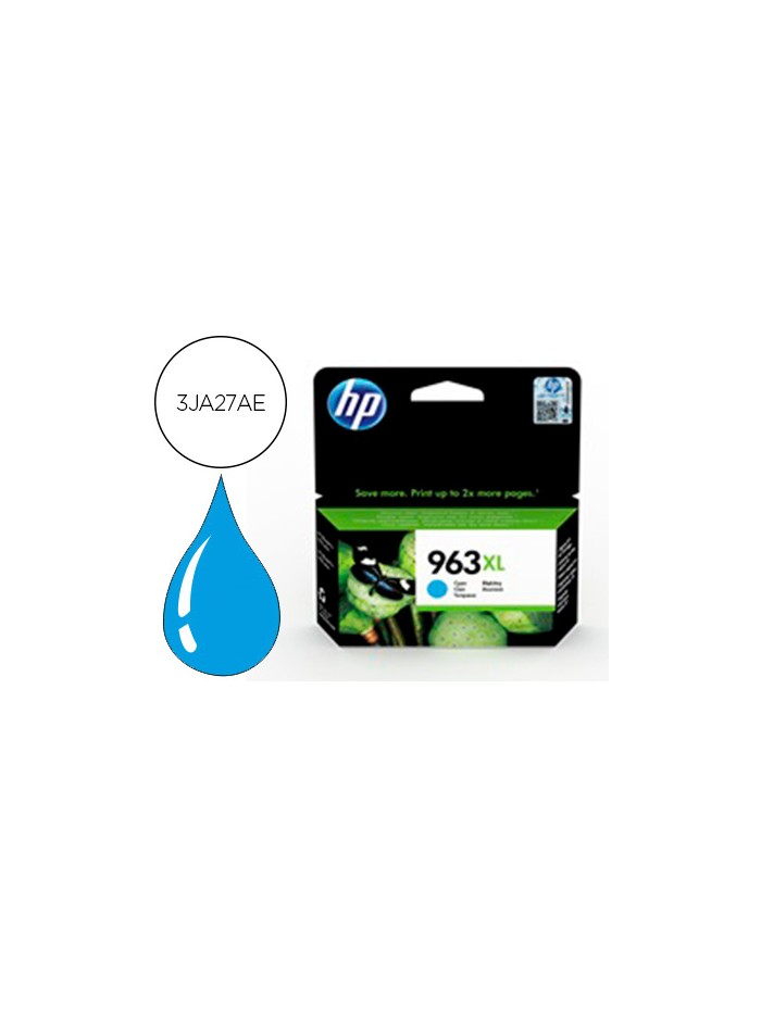 Ink-jet hp 963 xl officejet pro 9010 / 9020 / 9022 / 9023 / 9025 cian 1600 paginas Ink-jet hp 963 xl officejet pro 9010 / 9020 / 9022 / 9023 / 9025 cian 1600 paginas