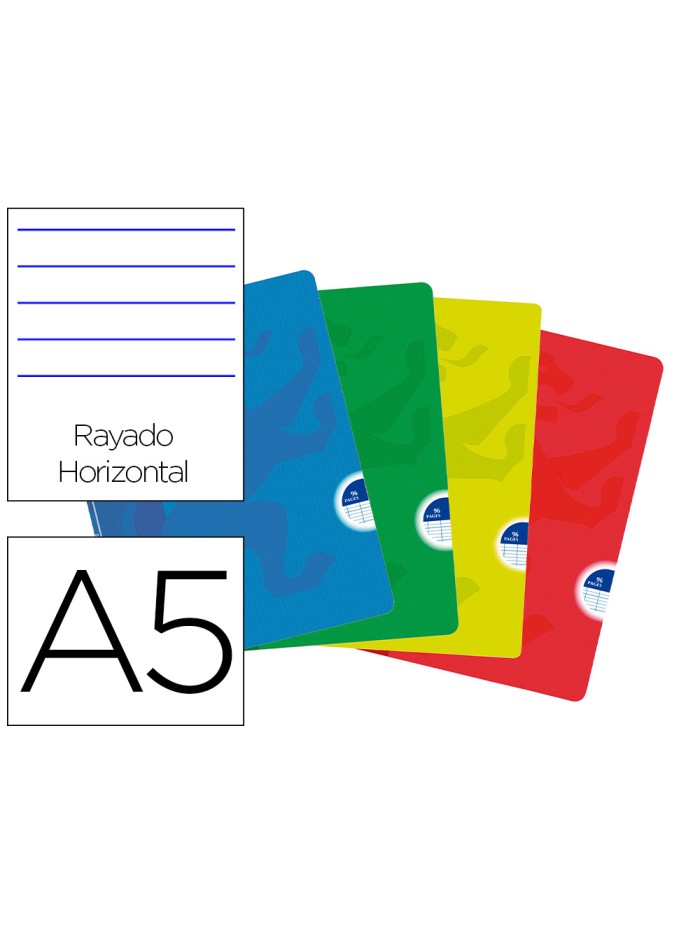 Libreta escolar oxford openflex tapa flexible optik paper 48 hojas din a5 rayado horizontal colores surtidos Libreta escolar oxford openflex tapa flexible optik paper 48 hojas din a5 rayado horizontal colores surtidos