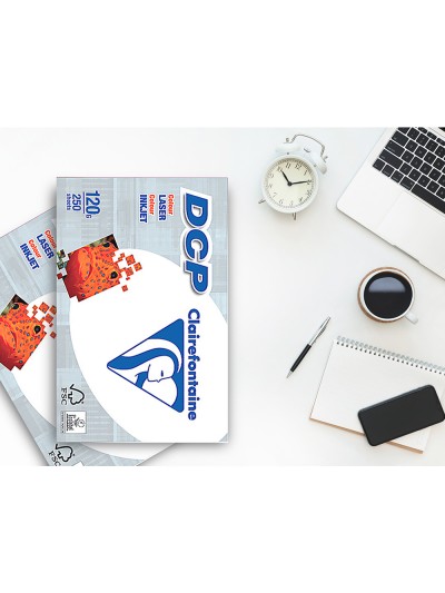 Papel fotocopiadora clairefontaine din a4 120 gramos paquete de 250 hojas