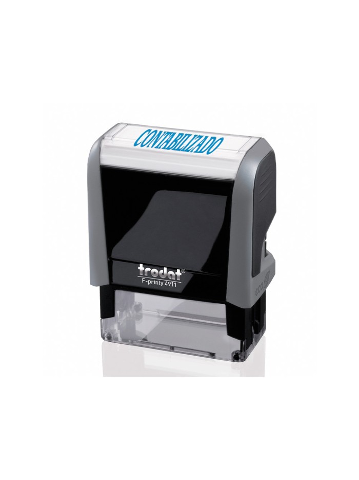 Sello entintado printy 4911 f8 p3 contabilizado almohadilla azul Sello entintado printy 4911 f8 p3 contabilizado almohadilla azul
