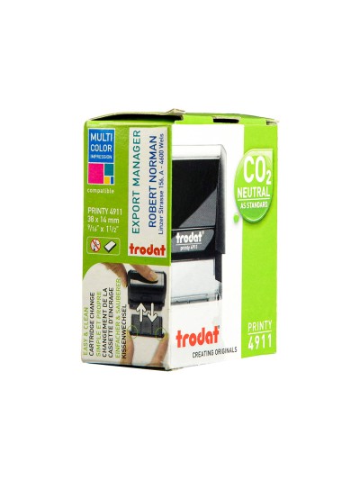 Sello entintado printy 4911 f8 p3 contabilizado almohadilla azul