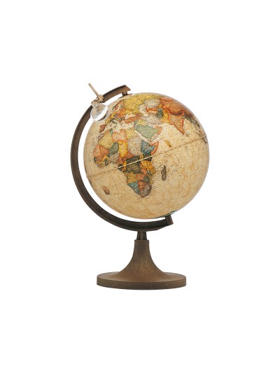 Globo terraqueo con luz modelo marco polo diametro 26 cm