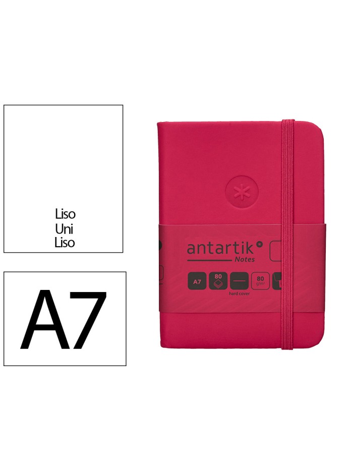 Cuaderno con gomilla antartik notes tapa dura a7 hojas lisas burdeos 80 hojas 80 gr fsc Cuaderno con gomilla antartik notes tapa dura a7 hojas lisas burdeos 80 hojas 80 gr fsc