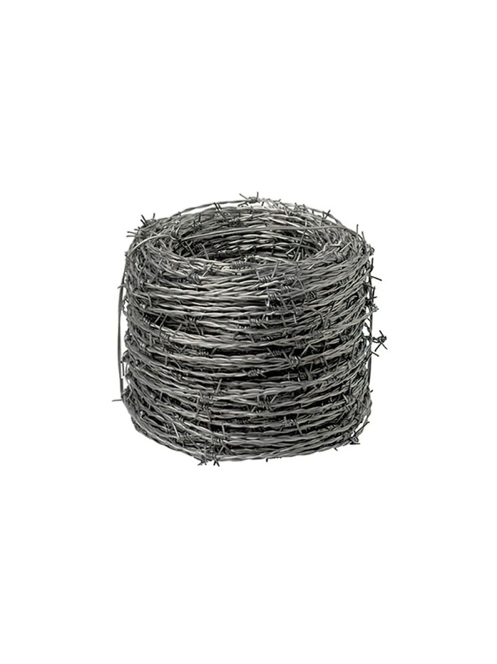 Alambre Espino Galvanizado 100 Metros 4/12