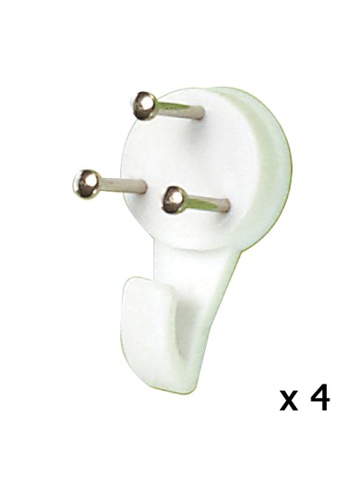 Cuelga Cuadros Gancho Pequeño (Blister 4 unidades) Clavar